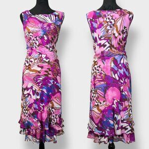 cute vintage/retro bold assymetric hem summer dress by Jessica